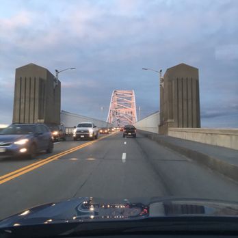 Sagamore Bridge - Pink glow at sunset - Landmarks & Historical Buildings Near Me
