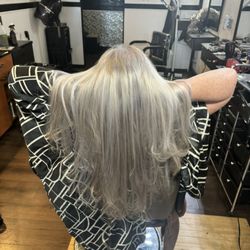 Belle Toi Salon and Spa - From brassy to sassy pearl blond silver. Only @ Belle Toi