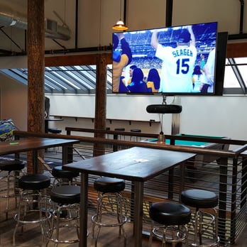 Hellbent Brewing Company - Upstairs with TVs and games - Sports Bars Near Me - Seattle, Washington Hellbent Brewing Company - Upstairs with TVs and games - Sports Bars Near Me - Seattle, Washington