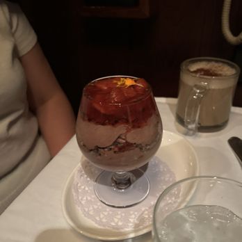 Bern's Steak House - Dark Chocolate Strawberry Parfait - Steakhouses Near Me - Tampa, Florida Bern's Steak House - Dark Chocolate Strawberry Parfait - Steakhouses Near Me - Tampa, Florida