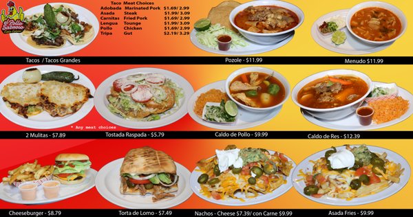 Menu photo 2 El Pollo Sabroso Pasco, WA