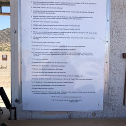 Elzy Pearson Shooting Range - Posted rules