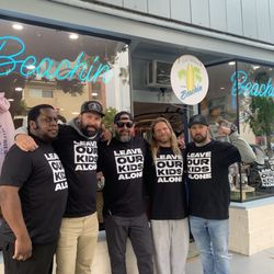 Purchased Leave Our Kids Alone Shirts from BEACHIN in Seal Beach