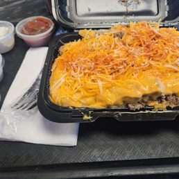 Taco Tato  Extra Meat and Extra Cheese Was perfection love this place
