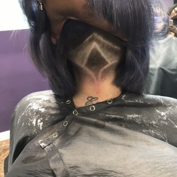 Gilt Edge Barber - Purple hair and an undercut by Kendra - Hair Salons Near Me - Lexington, South Carolina Gilt Edge Barber - Purple hair and an undercut by Kendra - Hair Salons Near Me - Lexington, South Carolina