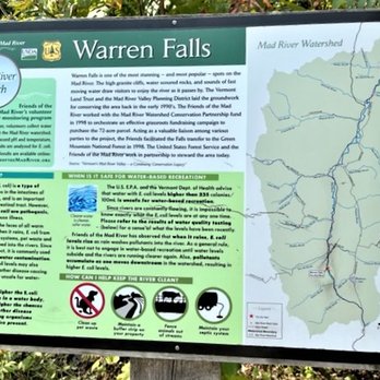 Warren Falls - Hiking Near Me - Warren, Vermont