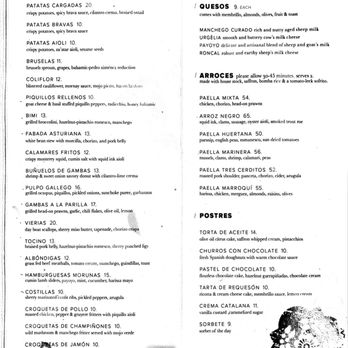 La Marcha Tapas Bar - Menu 9/9/23 - Spanish Near Me - Berkeley, California La Marcha Tapas Bar - Menu 9/9/23 - Spanish Near Me - Berkeley, California