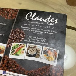 Claudes Caterers - Menu