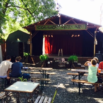 Common Grounds - A nice shaded seating area in the back. They have nice concerts here on occasion! - Coffee & Tea Near Me - Waco, Texas