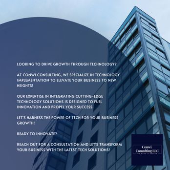 Conwi Consulting - Technology implementation is one of the services we offer. - Business Consulting Near Me - Brea, California Conwi Consulting - Technology implementation is one of the services we offer. - Business Consulting Near Me - Brea, California