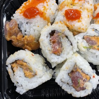 eSushi - Not much fish inside the rice anyway. - Japanese Near Me - Mt Prospect, Illinois eSushi - Not much fish inside the rice anyway. - Japanese Near Me - Mt Prospect, Illinois