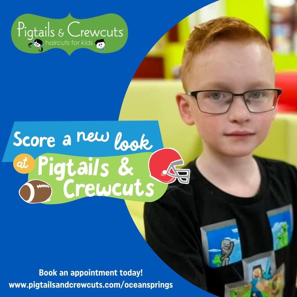 PIGTAILS AND CREWCUTS Updated August 2024 13 Photos 3612 Bienville Blvd, Ocean Springs