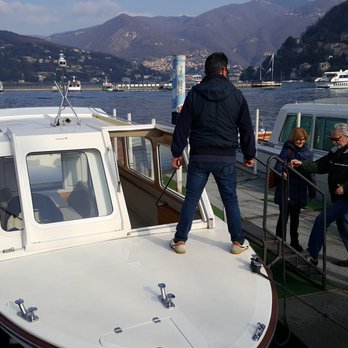 Comune di Bellagio - Taking a boat across Lake Como to Bellagio, Italy - Bellagio, LC