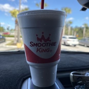 Smoothie King - a smoothie in a plastic cup - Health Markets Near Me - Fort Myers, Florida Smoothie King - a smoothie in a plastic cup - Health Markets Near Me - Fort Myers, Florida