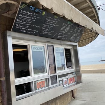 The Jetty - a menu on the outside of the restaurant - American Near Me - Newport Beach, California The Jetty - a menu on the outside of the restaurant - American Near Me - Newport Beach, California