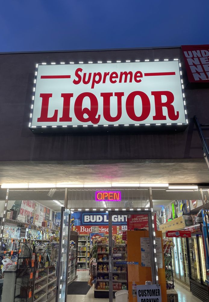 SUPREME LIQUOR Updated April 2024 16925 Sherman Way, Van nuys