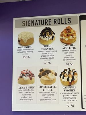 Menu photo 1 Cinnaholic Cary, NC