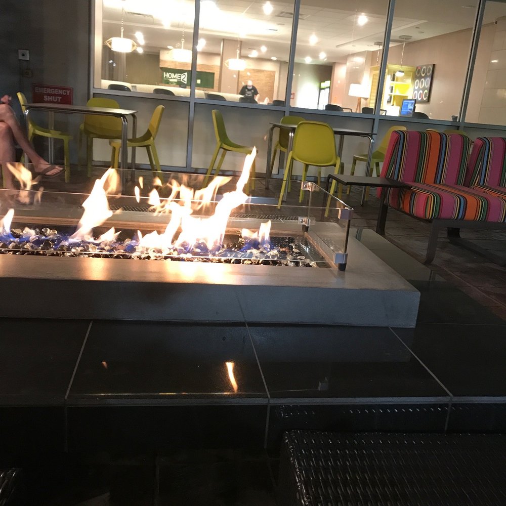 Outside fire pit