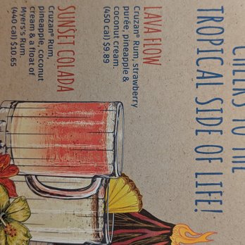 Islands Restaurant - Are you 12 years old?  You may enjoy these drinks. - Burgers Near Me - Santa Barbara, California