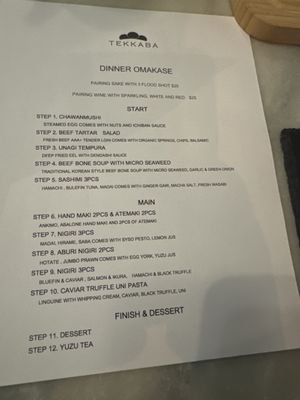 Menu photo 4 Tekkaba Vancouver, BC