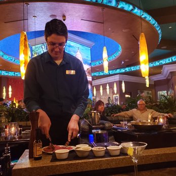 Bimini Steakhouse - Alex preparing my steak - Steakhouses Near Me - Reno, Nevada