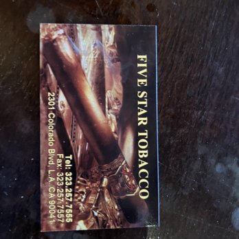 5 Star Tobacco - Tobacco Shops Near Me - Los Angeles, California 5 Star Tobacco - Tobacco Shops Near Me - Los Angeles, California