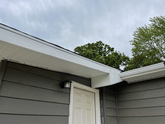 Gutter Services - Over time, dirt, leaves and branches can build up in your gutters. This can lead to water leaks that will eventually cause damage to your landscape, siding or foundation. That's why you should contact Seamless Designs for gutter cleaning services in Buffalo, MO.
We'll remove all the buildup that is stuck in your gutters. If your gutters are sagging, we can also stabilize them with hangers.
Call us today to learn more about our gutter cleaning services. Gutter Services - Over time, dirt, leaves and branches can build up in your gutters. This can lead to water leaks that will eventually cause damage to your landscape, siding or foundation. That's why you should contact Seamless Designs for gutter cleaning services in Buffalo, MO.
We'll remove all the buildup that is stuck in your gutters. If your gutters are sagging, we can also stabilize them with hangers.
Call us today to learn more about our gutter cleaning services.