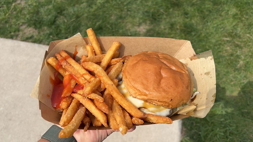 Food from Bigfoot Burger