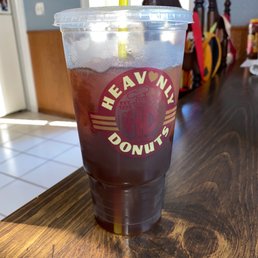 Large black coffee.