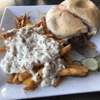 River Grille - I like the France fries with lobster sauce with the house burgers - American Near Me - Plains, Pennsylvania River Grille - I like the France fries with lobster sauce with the house burgers - American Near Me - Plains, Pennsylvania