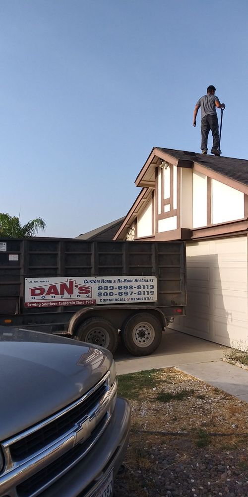 Slide of Dan's Roofing