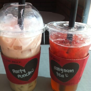 Tea Brick - Kangnam and party punch - Tea Rooms Near Me - Monterey Park, California Tea Brick - Kangnam and party punch - Tea Rooms Near Me - Monterey Park, California