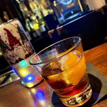 Drynk Bar & Lounge - Pecan Smoked Old Fashioned! - Cocktail Bars Near Me - Wilton Manors, Florida