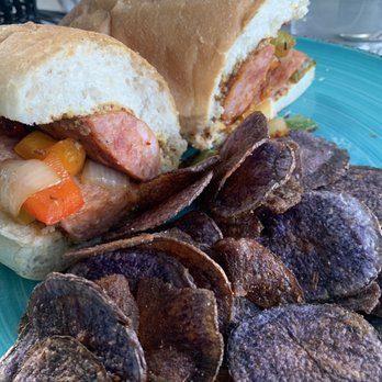 Southern Crescent Galley and Bar - Gator-andouille sausage po'boy - Cajun/Creole Near Me - Charlottesville, Virginia