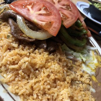 La Placita - Carne Asada entree with Mexican rice & beans - Mexican Near Me - Orangevale, California La Placita - Carne Asada entree with Mexican rice & beans - Mexican Near Me - Orangevale, California