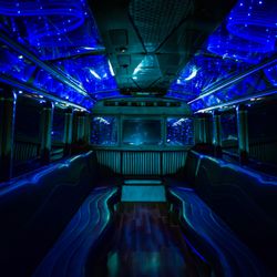 Supreme Limousine - 26 Passenger Limo Coach Interior
