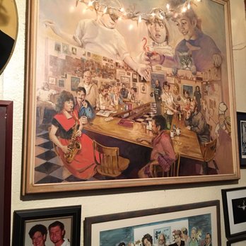 Big Kitchen Cafe - original artwork of the bar area sums up the "where everybody knows your name" vibe. Big Kitchen Cafe, Grape St, South Park, San Diego CA - Breakfast & Brunch Near Me - San Diego, California