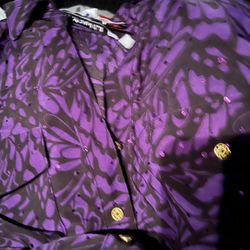 Ross Dress for Less - Purple printed blouse