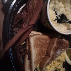 Waffle House - Bacon was precooked maybe from a few days ago and cold!!