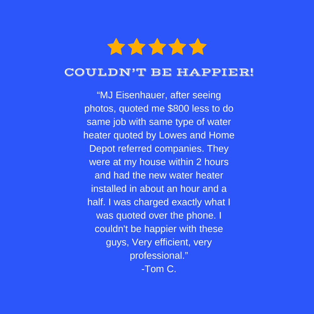 Slide of M J Eisenhauer Plumbing