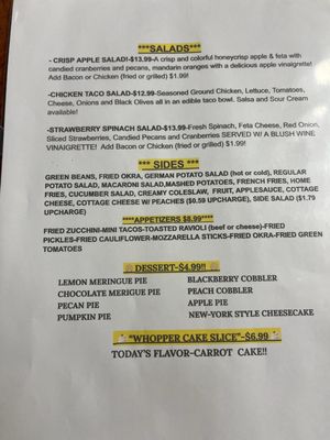 Menu photo 4 COUNTRY SKILLET CAFE Bourbon, MO