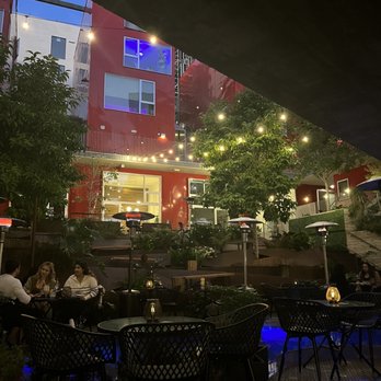 insideOUT - Water feature inside the restaurant - Lounges Near Me - San Diego, California