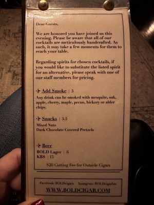 Menu photo 7 Bold Grand Rapids, MI
