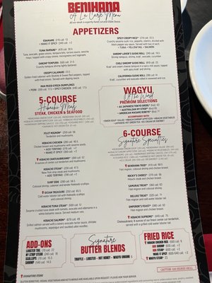 Menu photo 1 Benihana - Carlsbad Carlsbad, CA Menu photo 1 Benihana - Carlsbad Carlsbad, CA