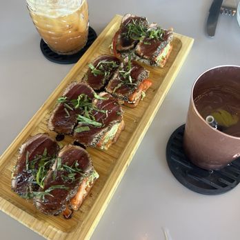 Mala Ocean Tavern - Gluten free seared ahi bruscetta - Seafood Near Me - Lahaina, Hawaii Mala Ocean Tavern - Gluten free seared ahi bruscetta - Seafood Near Me - Lahaina, Hawaii