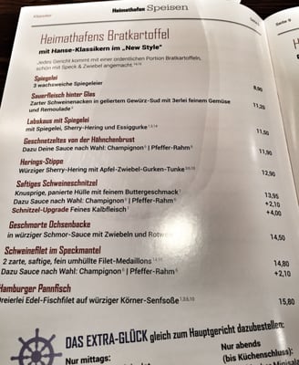 Menu photo 5 Heimathafen Hamburg, HH Menu photo 5 Heimathafen Hamburg, HH