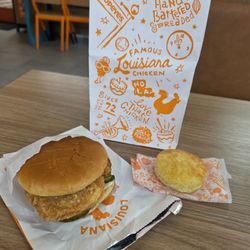 Popeyes - Flounder and Biscuit