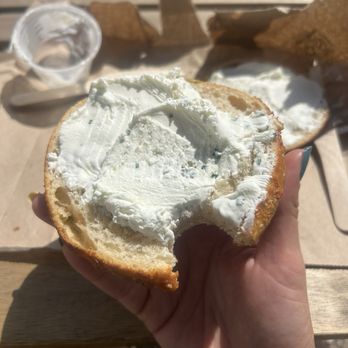 New Wave Bagel - Jalapeño cheddar bagel with chive cream cheese - Bagels Near Me - Encinitas, California New Wave Bagel - Jalapeño cheddar bagel with chive cream cheese - Bagels Near Me - Encinitas, California