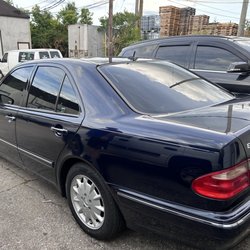 Tint Pros - Mercedes with the tented windows.
