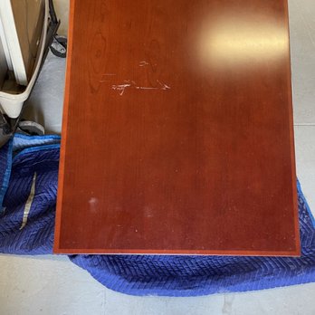 Affordable Office Services - Wood Restoration: Before - Office Equipment Near Me - Bronx, New York